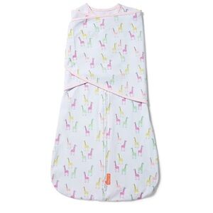 Baby Swaddle Pink Giraffe Sleep Sack 6-9 Months